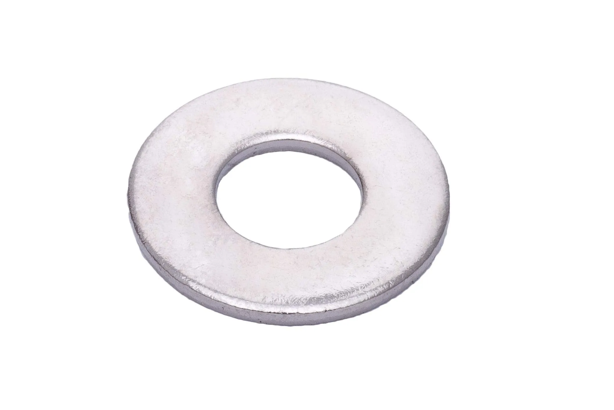 1/4" x 5/8" OD Chrome Coated Stainless Flat Washer, (100 Pack) - Choose Size, by Bolt