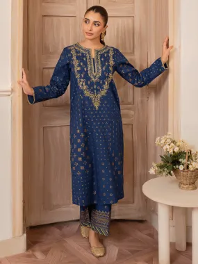 2 Piece Khaddar Suit-Embroidered (Unstitched)