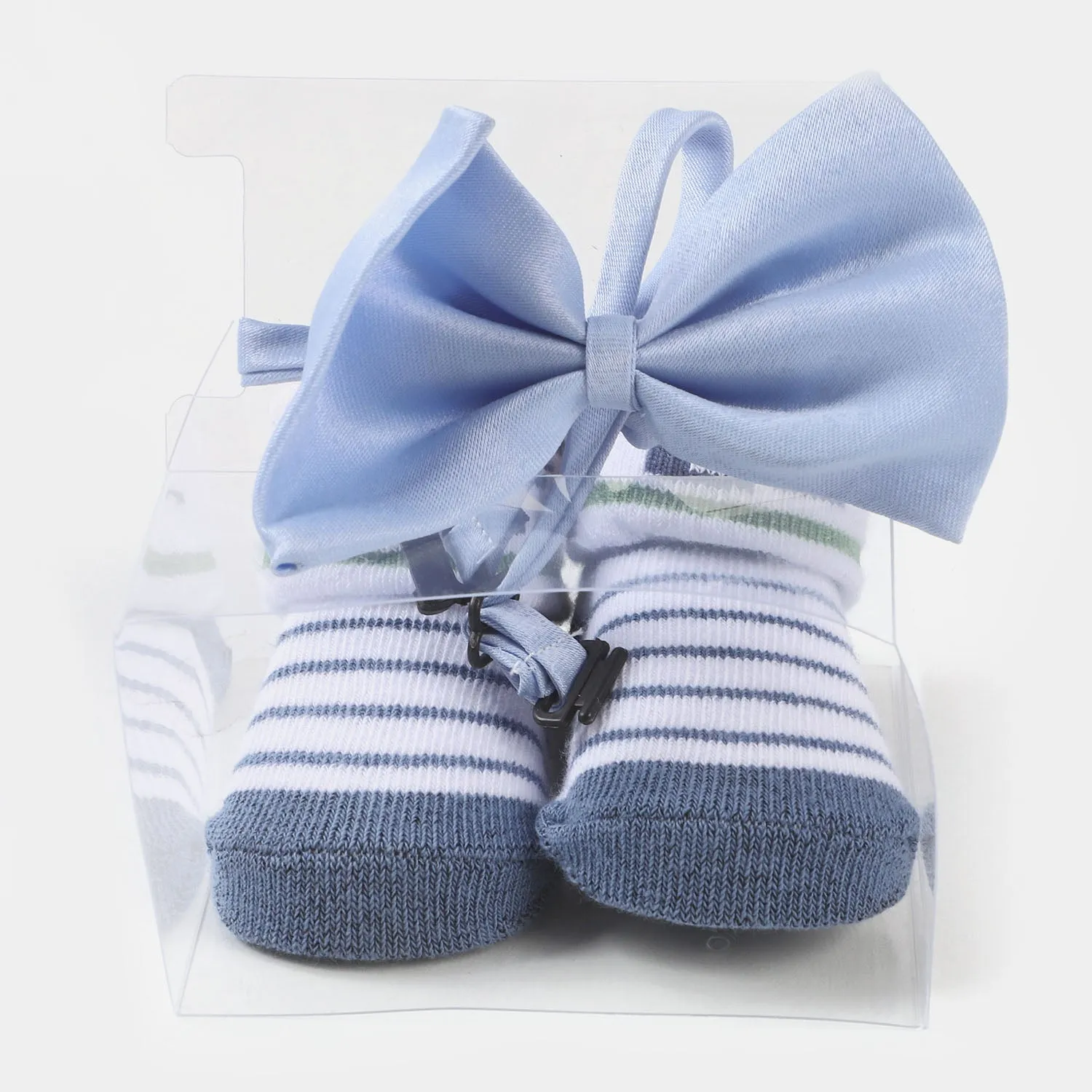 3 Bow Tie & 3 Pair Socks For Infant