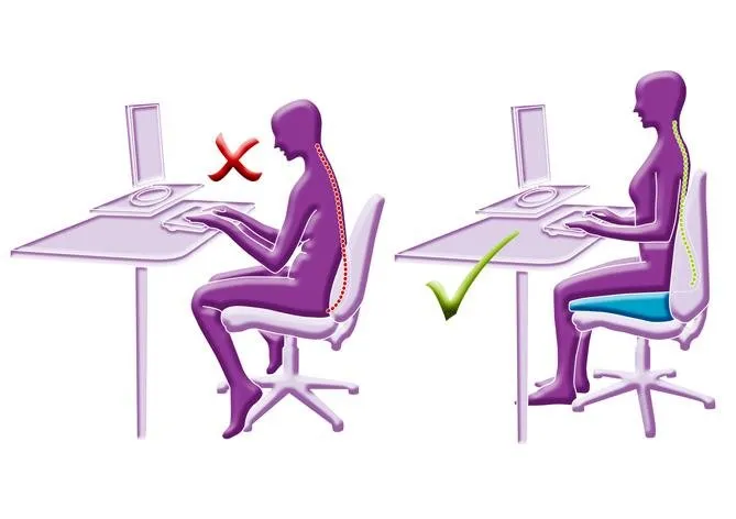 8° Degree Sitting Wedge (3") with Coccyx Cut Out