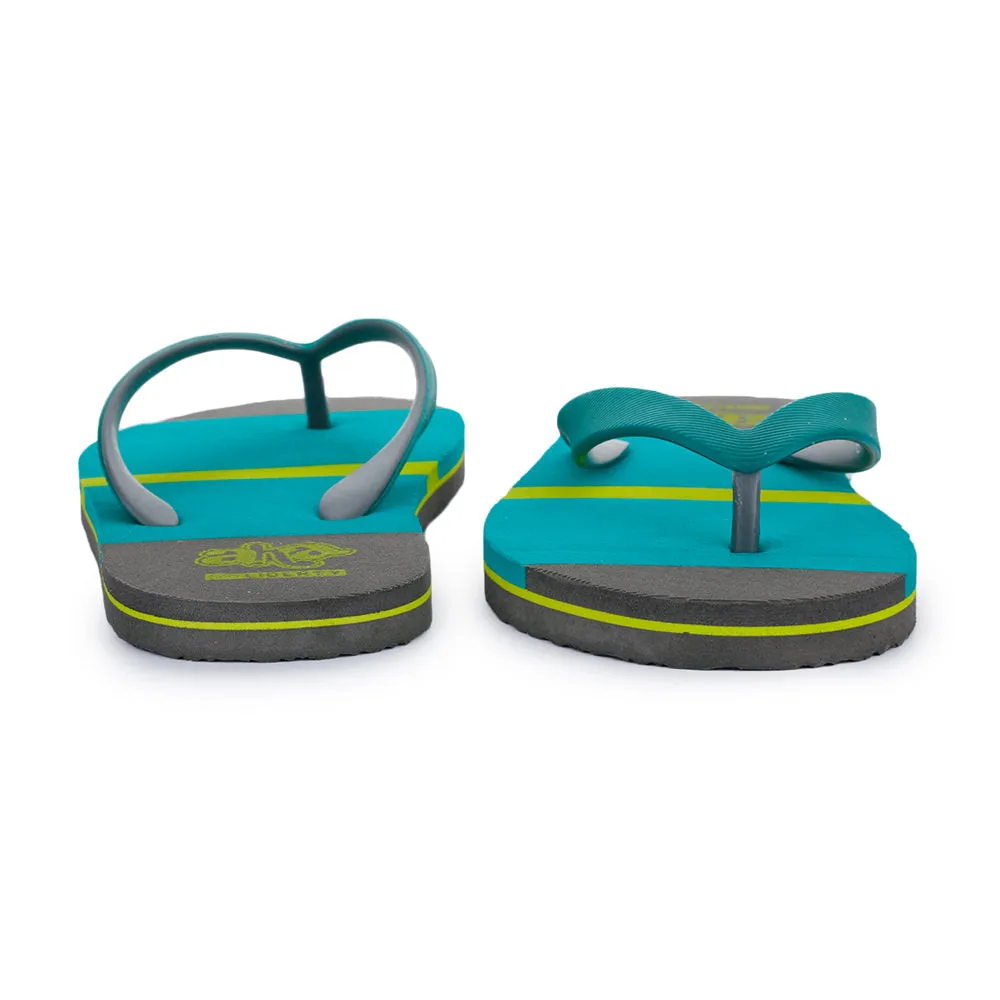 A-HA Casual Green Flip Flop For Men D15-4 By Liberty