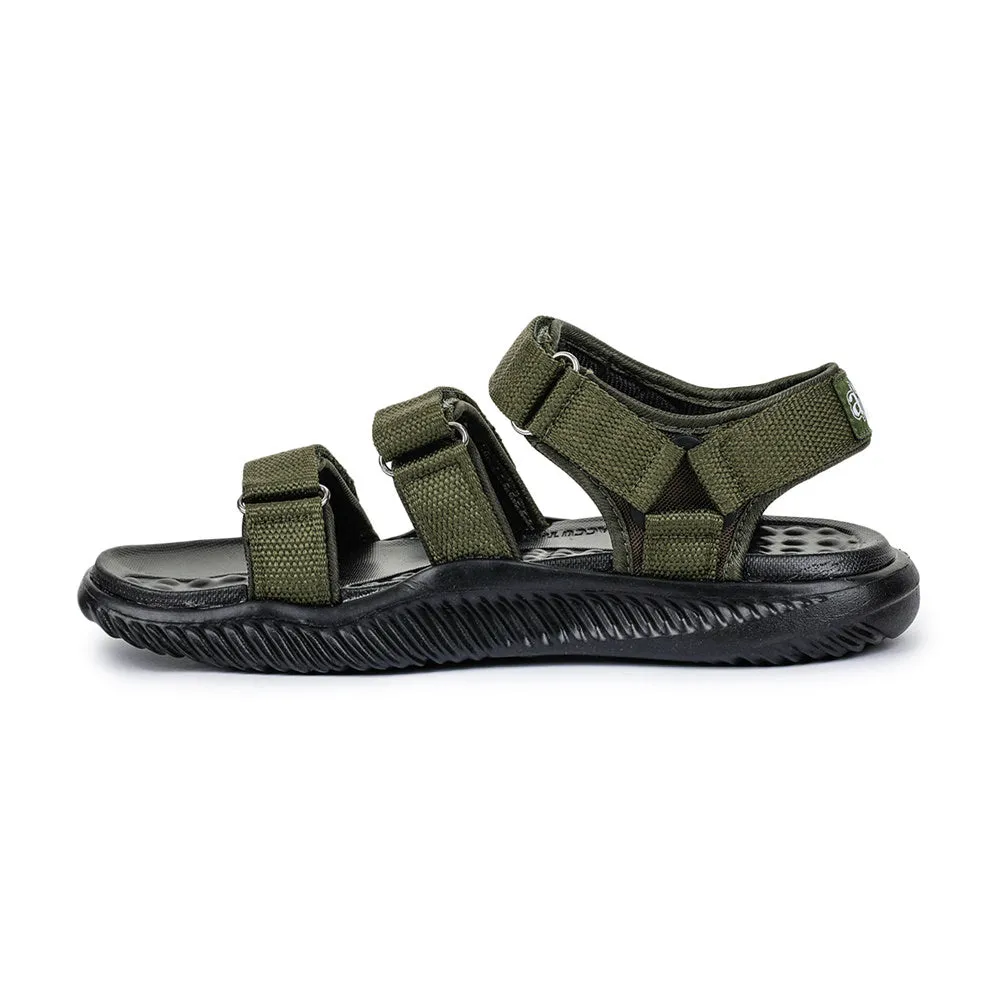 A-HA Casual Olive Green Sandals For Men STAMINA-4E By Liberty