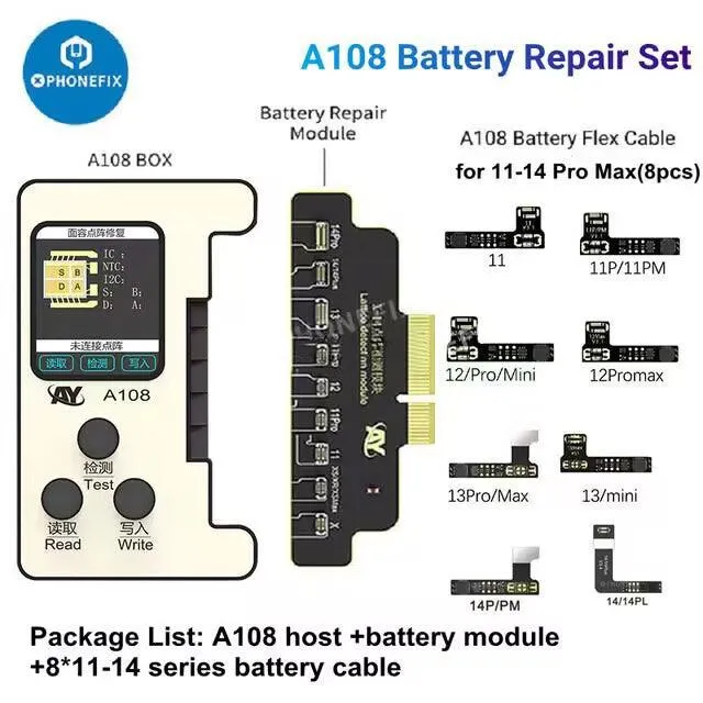 A108 BOX Multi-function Repair Programmer For iPhone 8-14 Pro Max