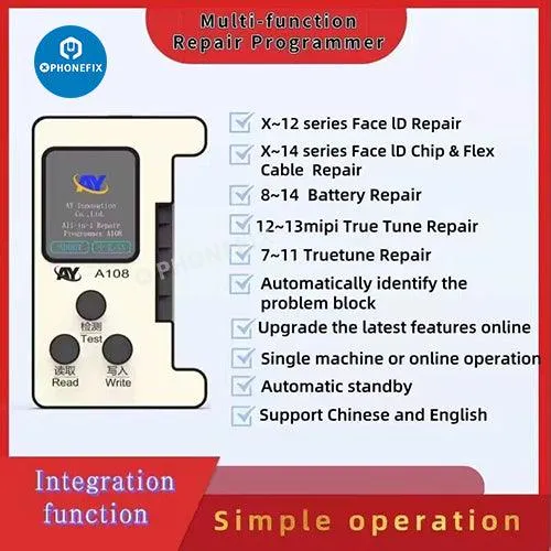 A108 BOX Multi-function Repair Programmer For iPhone 8-14 Pro Max