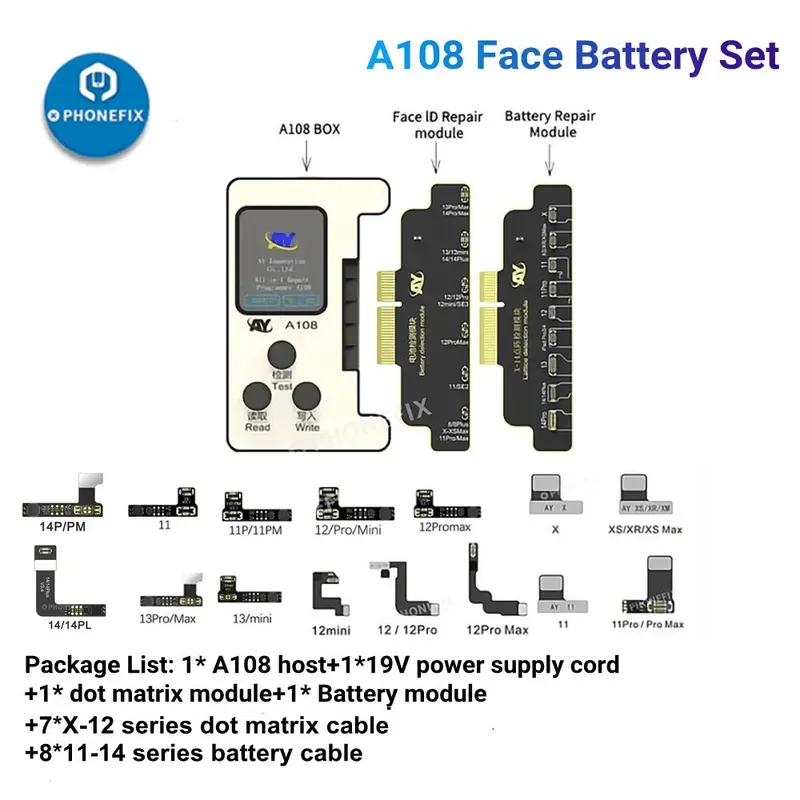 A108 BOX Multi-function Repair Programmer For iPhone 8-14 Pro Max