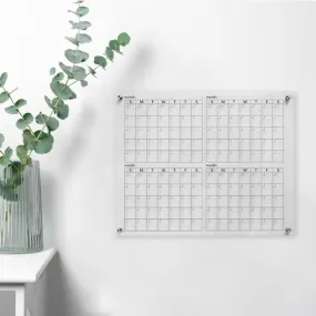 Acrylic Blank Calendar Sheet  - Select Your Thickness 3mm(Image for illustration purposes only)