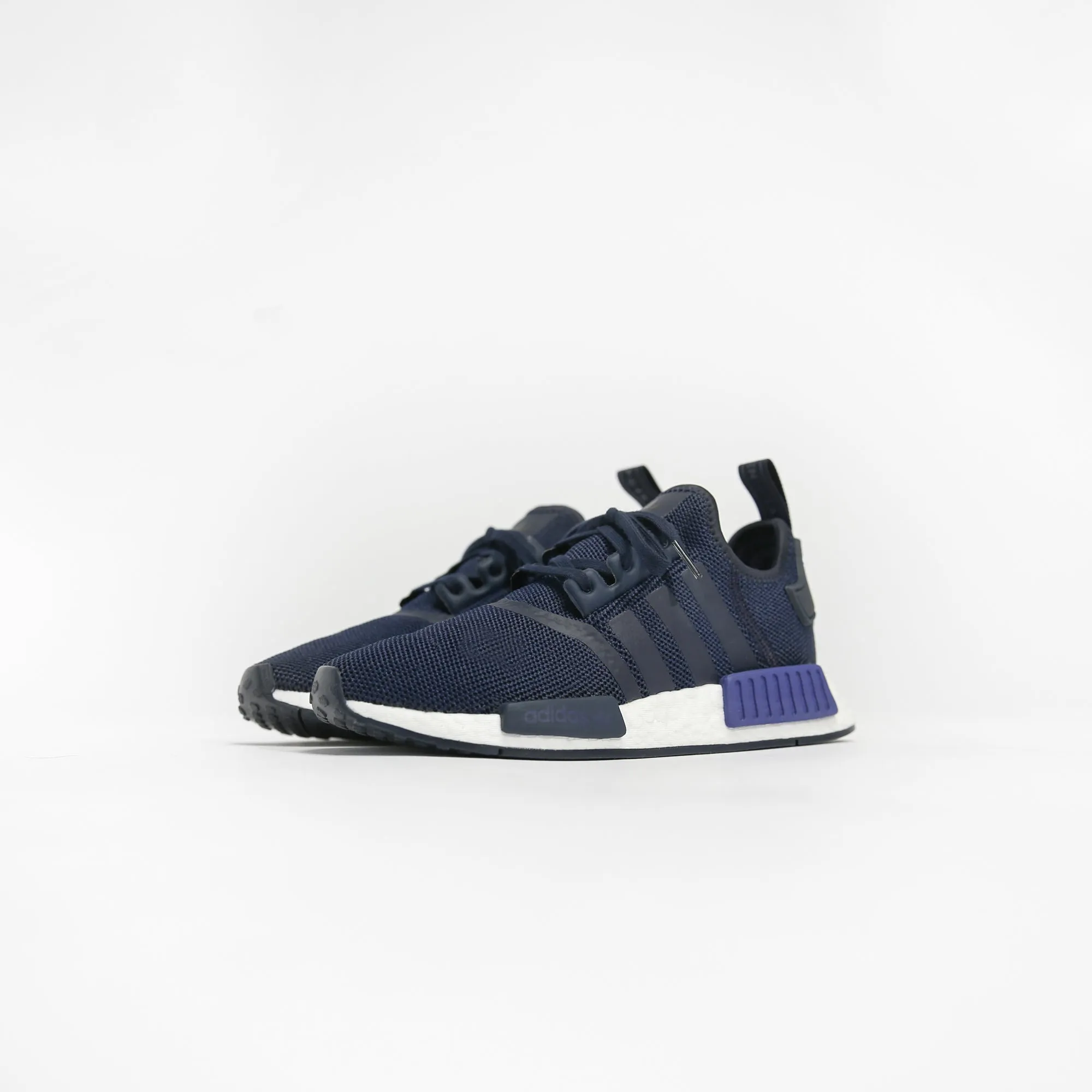 adidas NMD R1 Grade School - Core Black / Active Blue