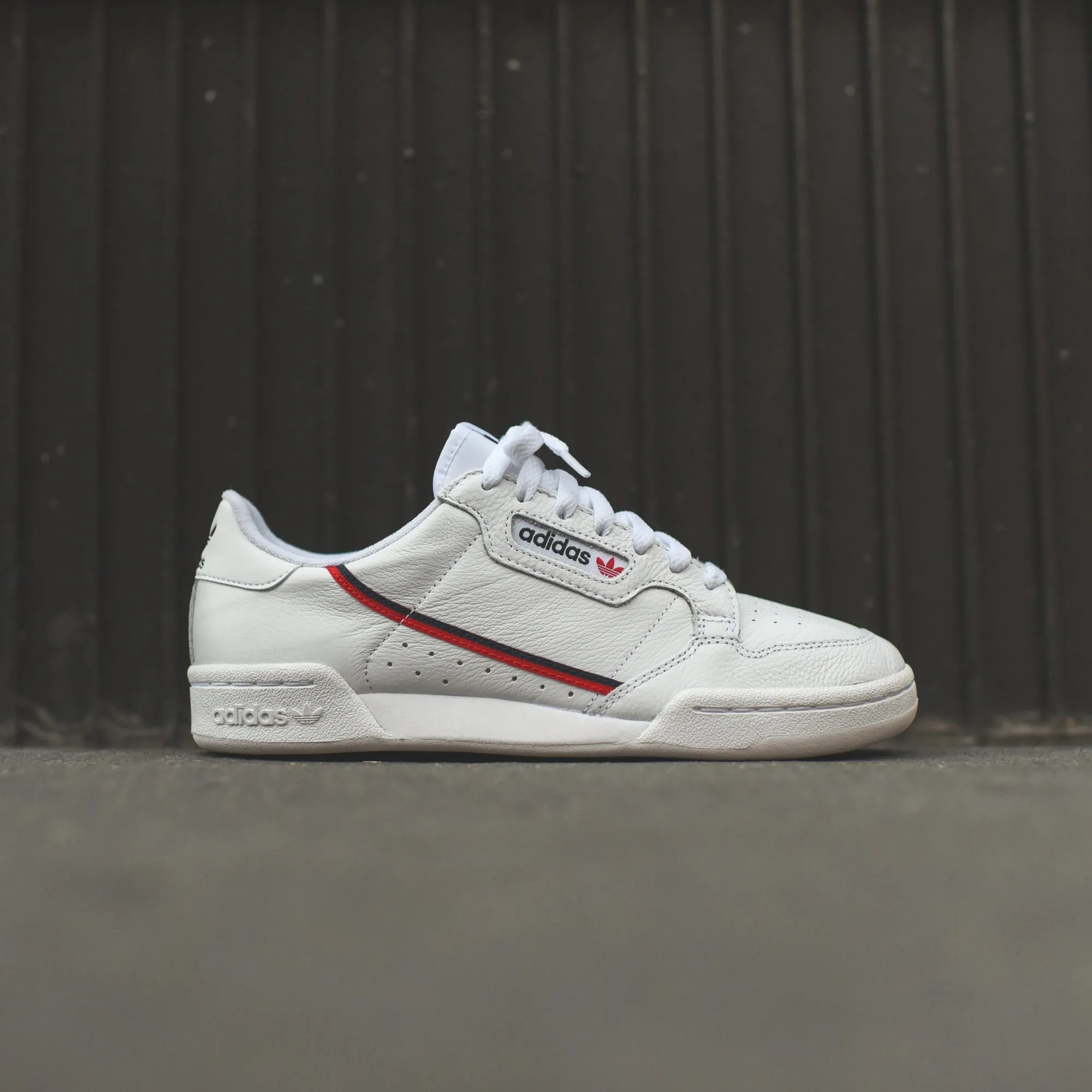 adidas Originals Continental 80 - White / Scarlet / Collegiate Navy