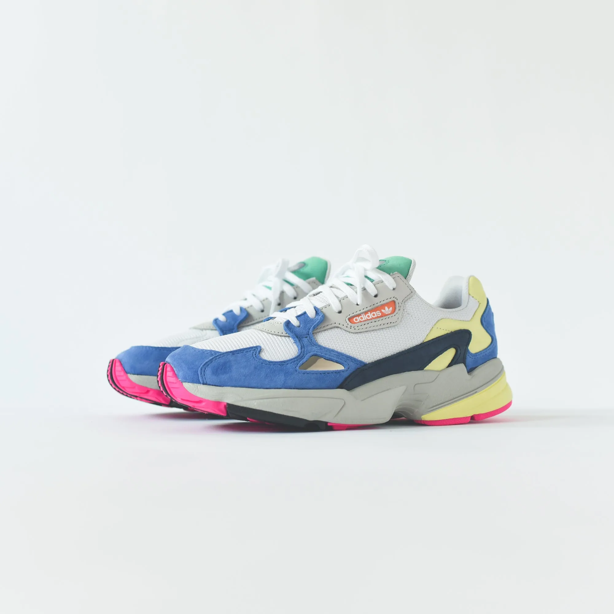 adidas Originals WMNS Falcon - White / Blue / Green