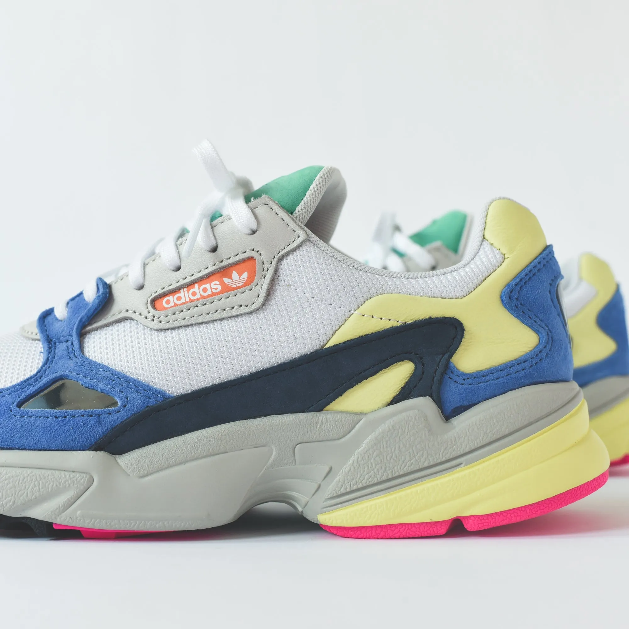 adidas Originals WMNS Falcon - White / Blue / Green