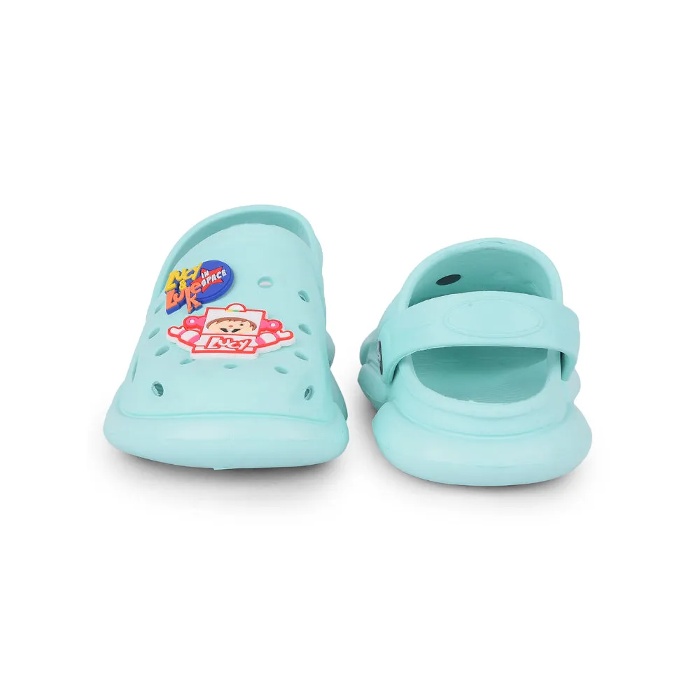 AHA Casual Green Clogs For Kids ZQ-SH-018 By Liberty