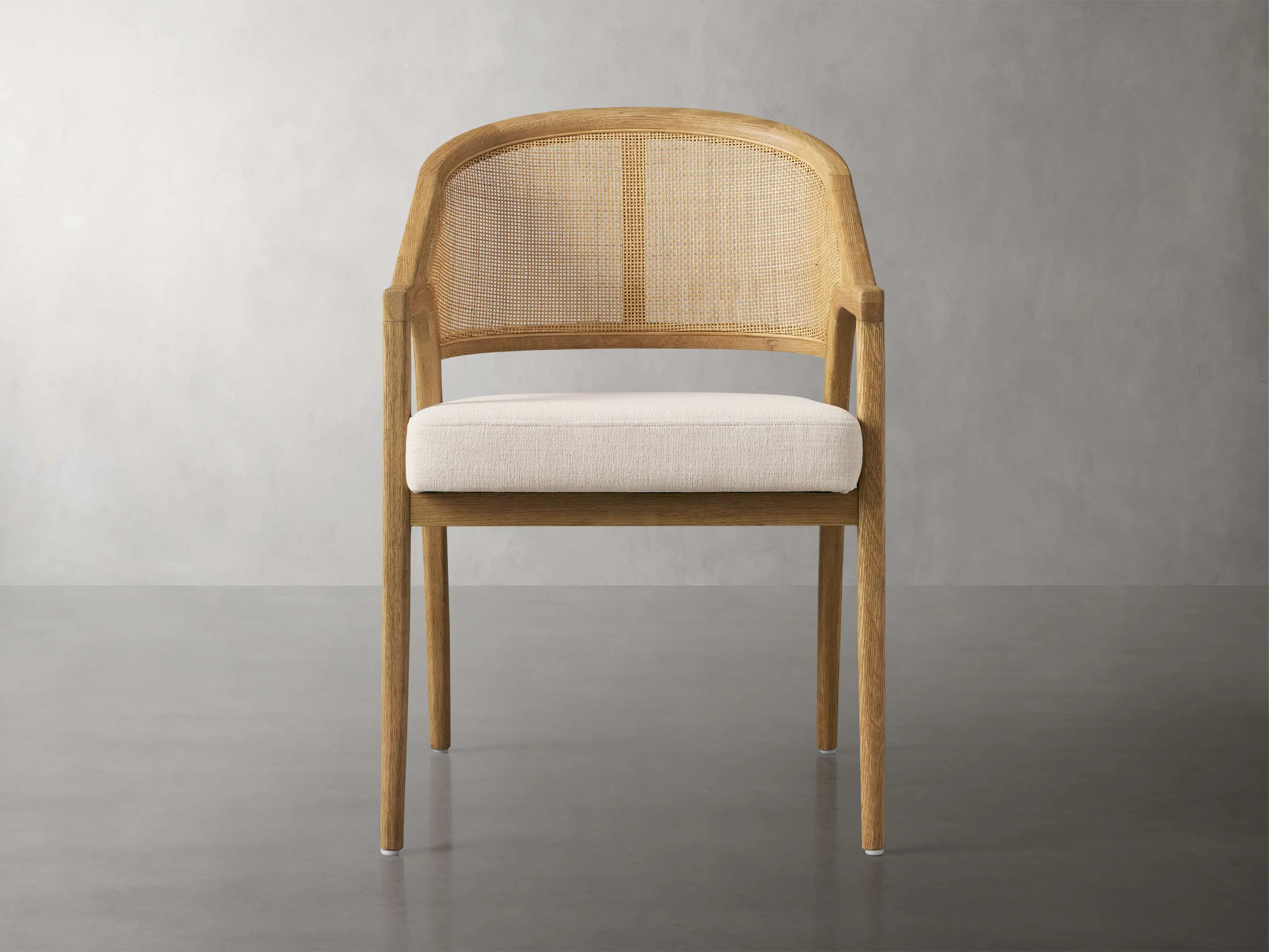 Aimee Dining Arm Chair in Honey