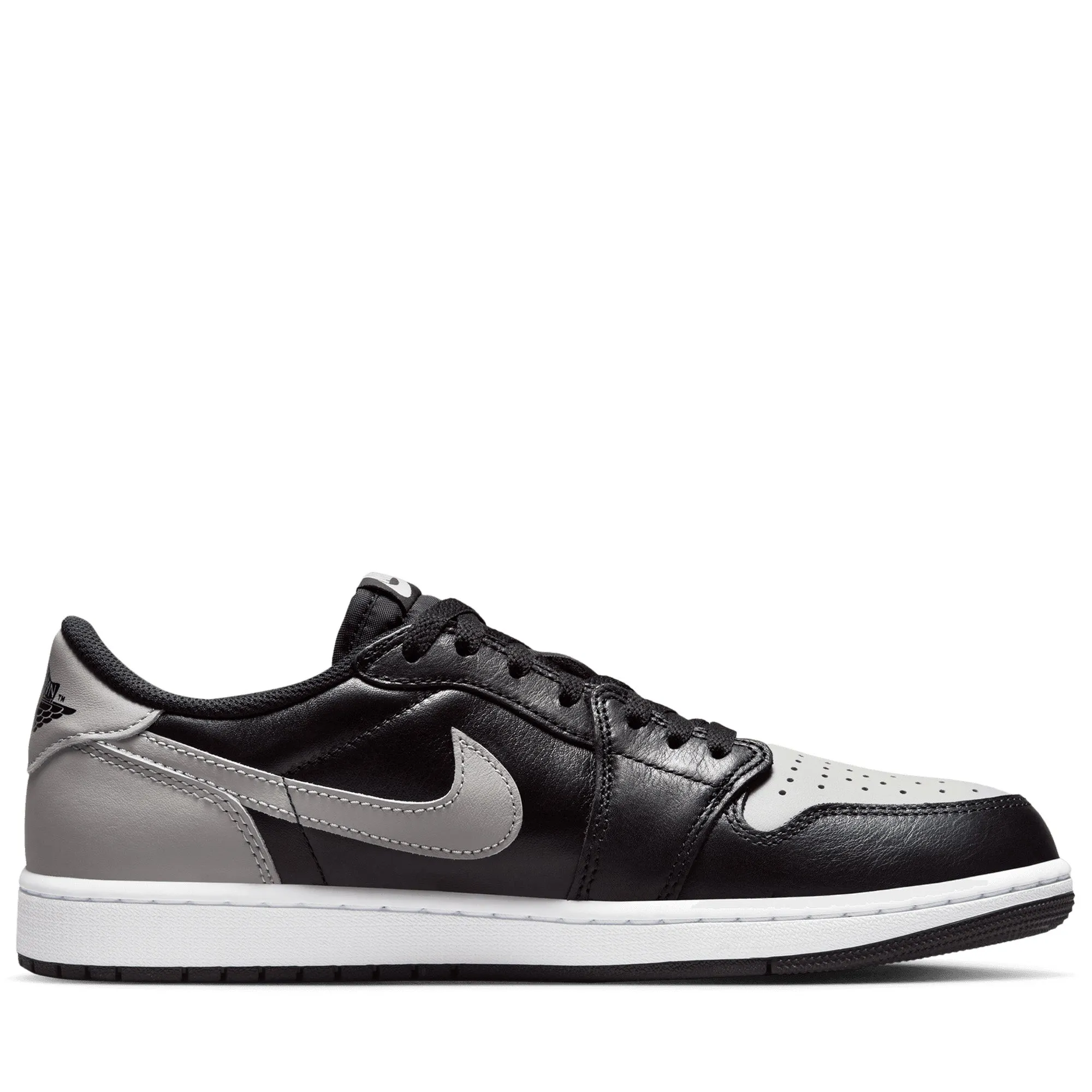 Air Jordan 1 Retro Low OG 'Shadow' - Black/Medium Grey