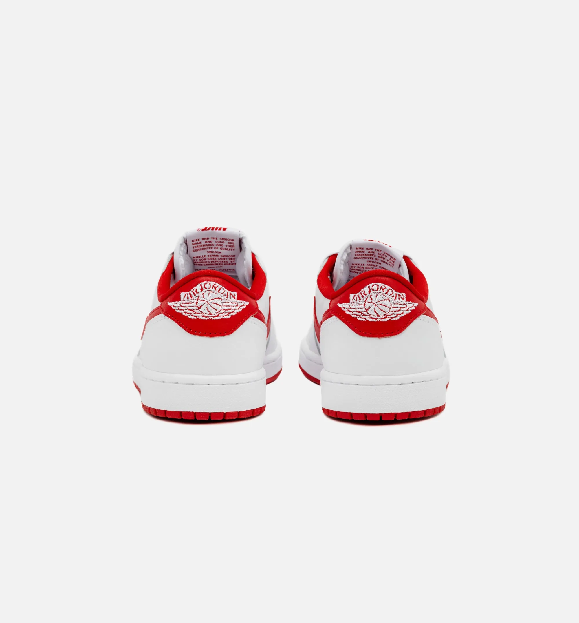 Air Jordan 1 Retro Low OG University Red Mens Lifestyle Shoe - White/Red