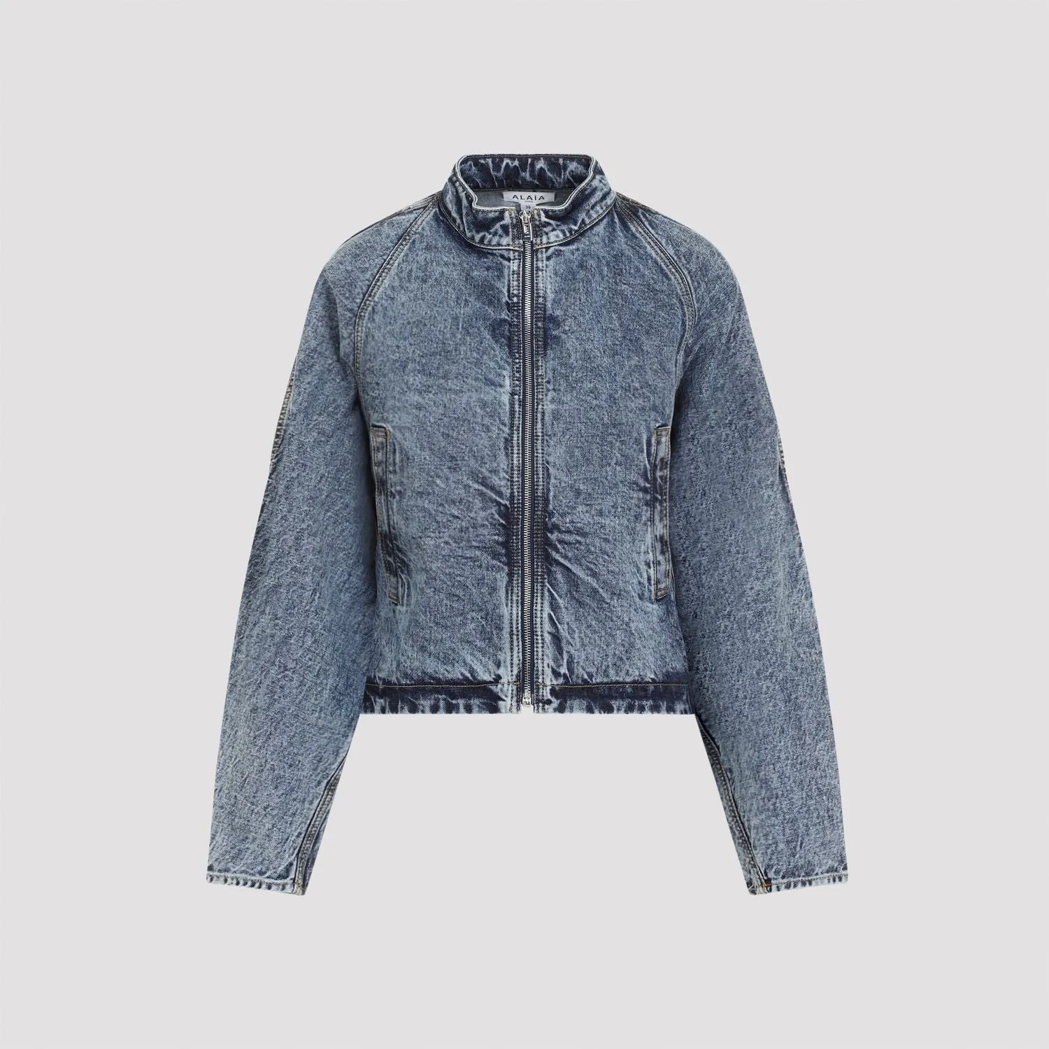 ALAIA Women's Snow Denim Round Jacket