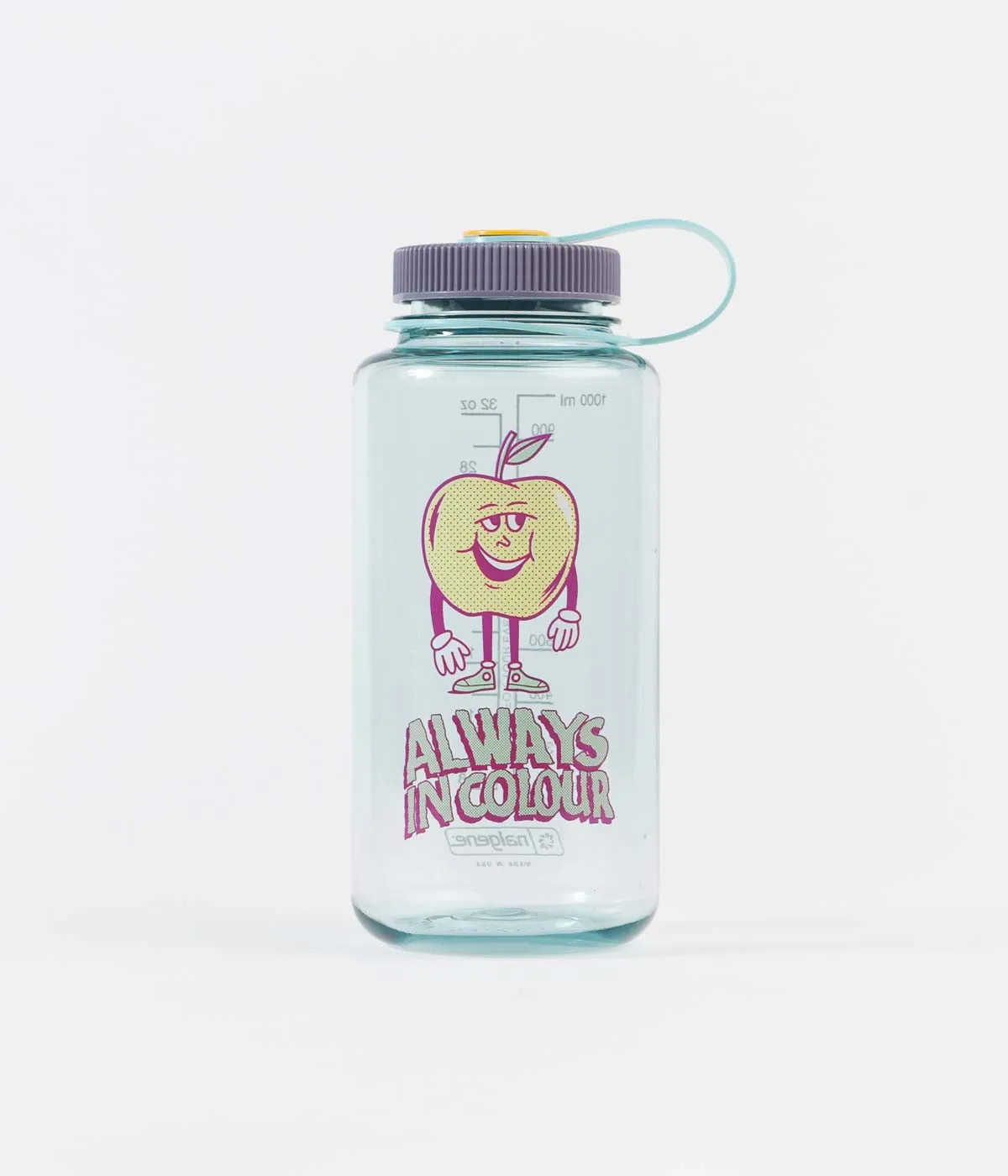 Always in Colour Apple Guy 1L Nalgene Bottle - Sea Foam