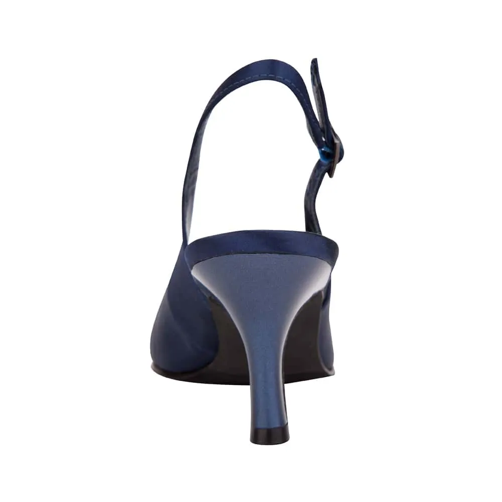 Anissa Heel in Navy Fabric