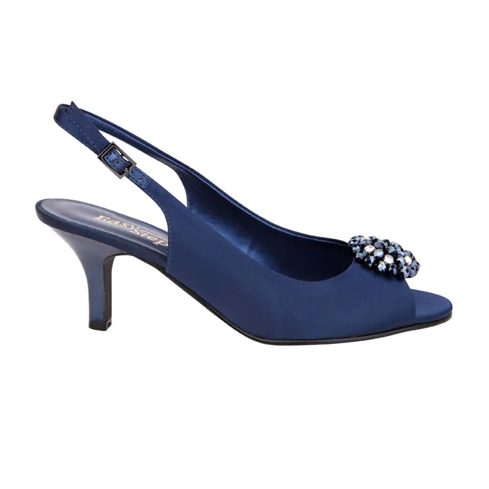 Anissa Heel in Navy Fabric