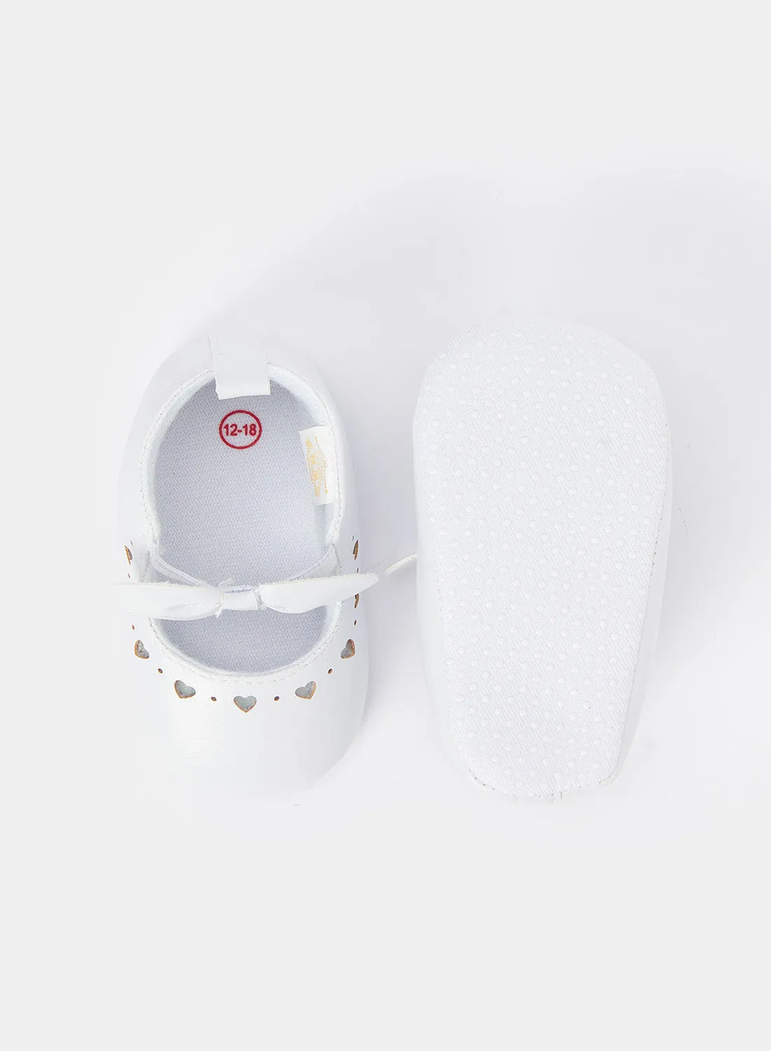 Babies White Pram Shoe