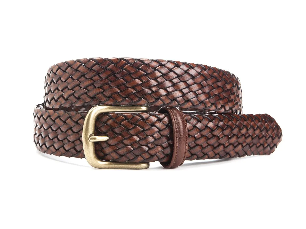 Belt Brown Woven Calf