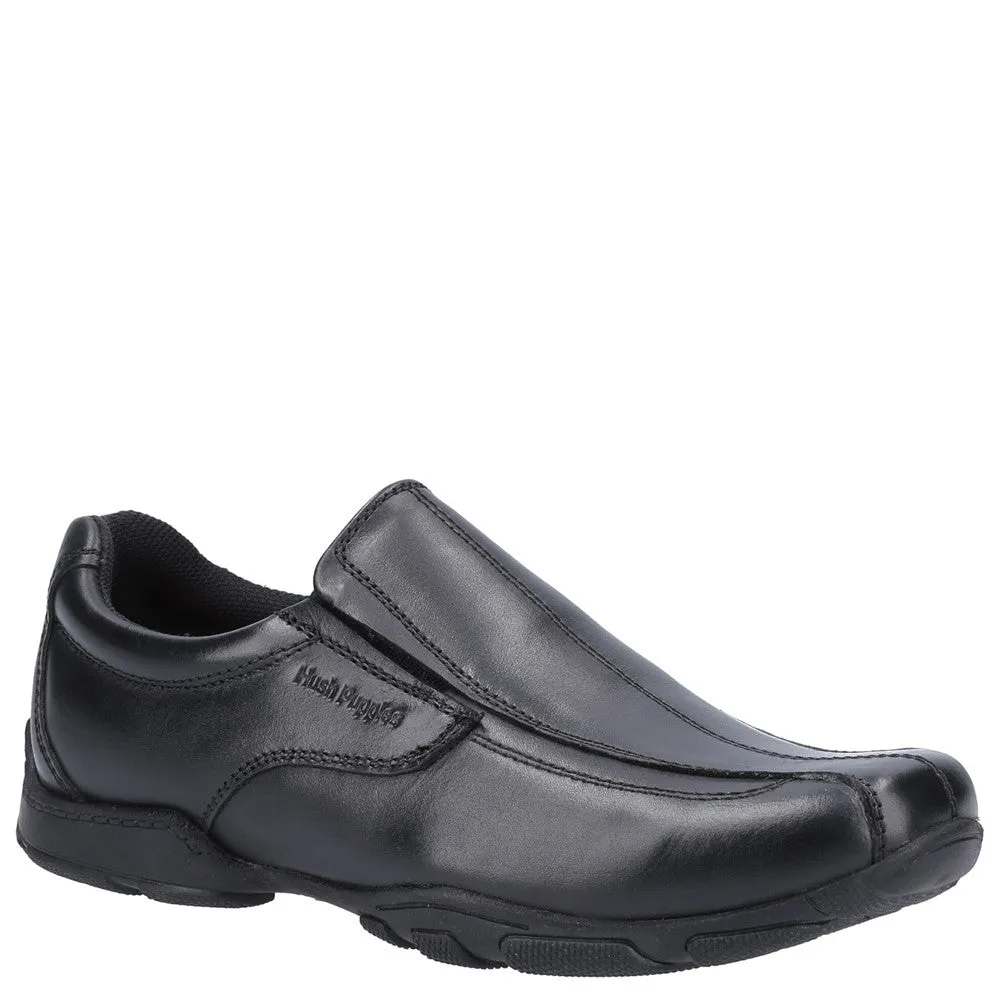 Black  Elijah Senior School Shoes