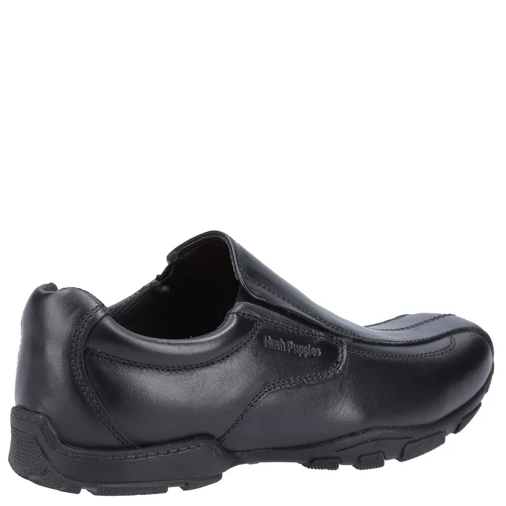 Black  Elijah Senior School Shoes