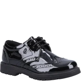 Black Sally Patent Senior School Shoes