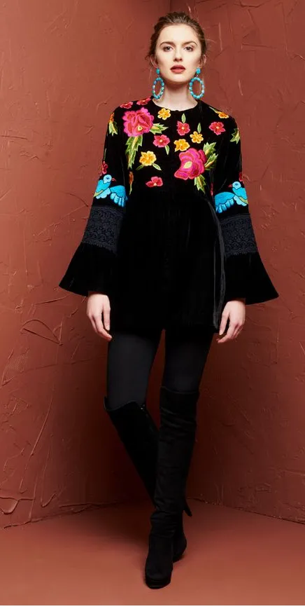 Blue Bird Embroidered Jacket