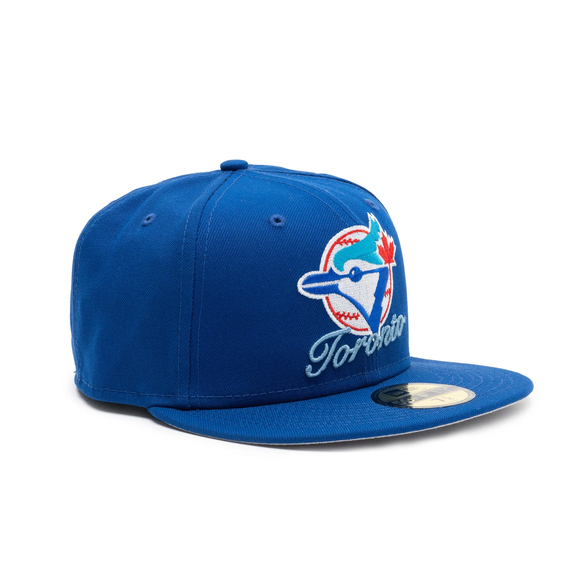 Blue Jays Dual Logo Fitted Blue