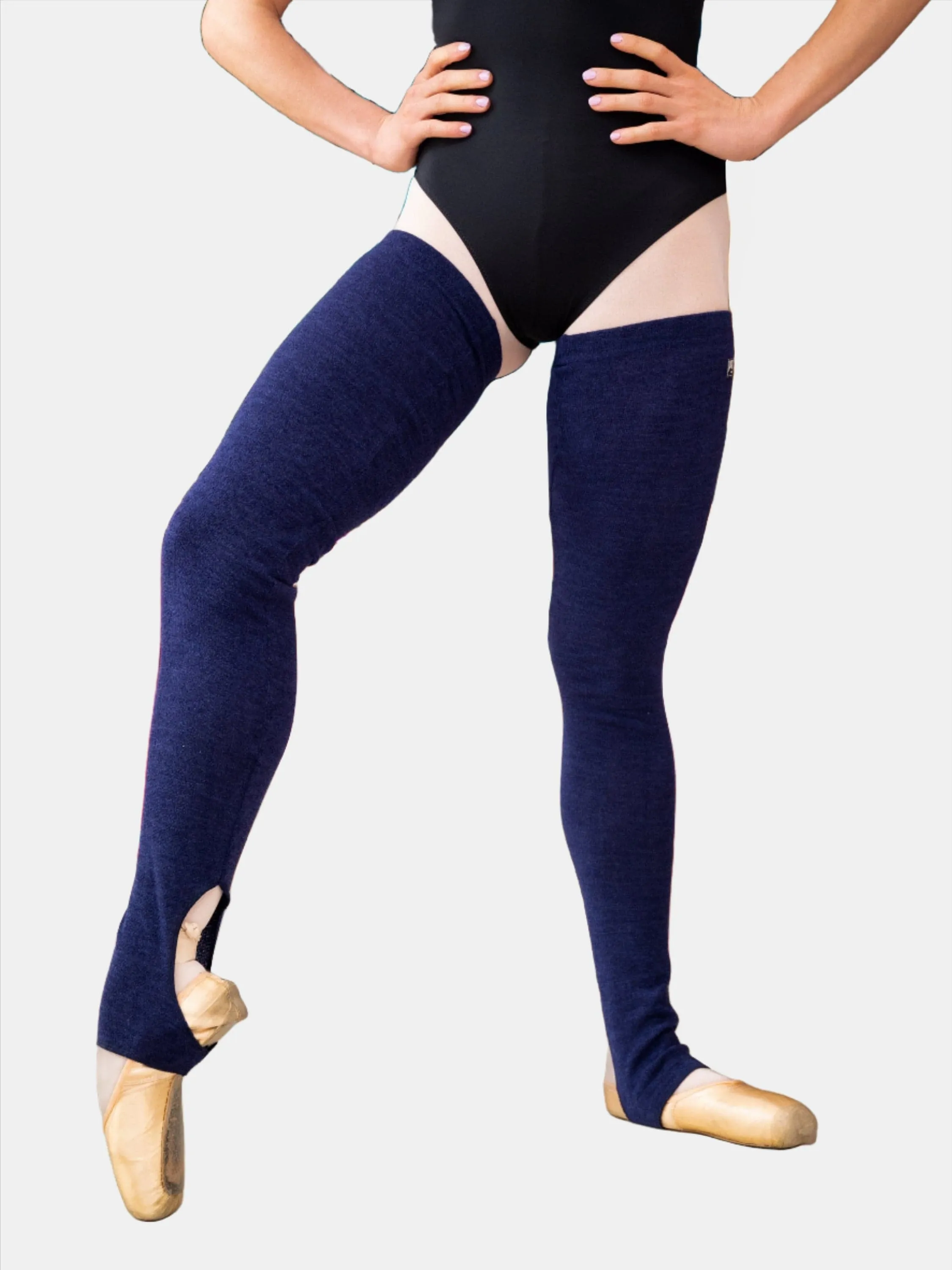 Blue Long Dance Leg Warmers MP907