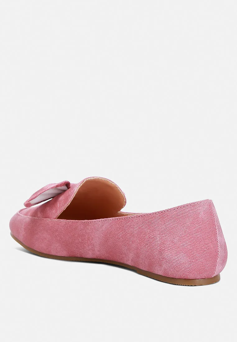 Bow Embellished Loafers By Ruw