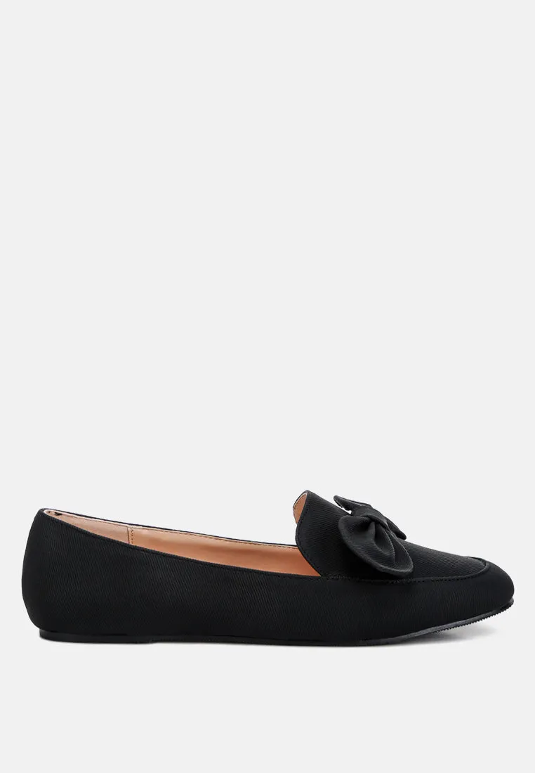 Bow Embellished Loafers By Ruw