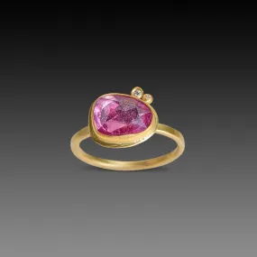 Bright Pink Sapphire Ring