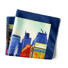 Broadway, New York Pocket Square - Chokore Arte