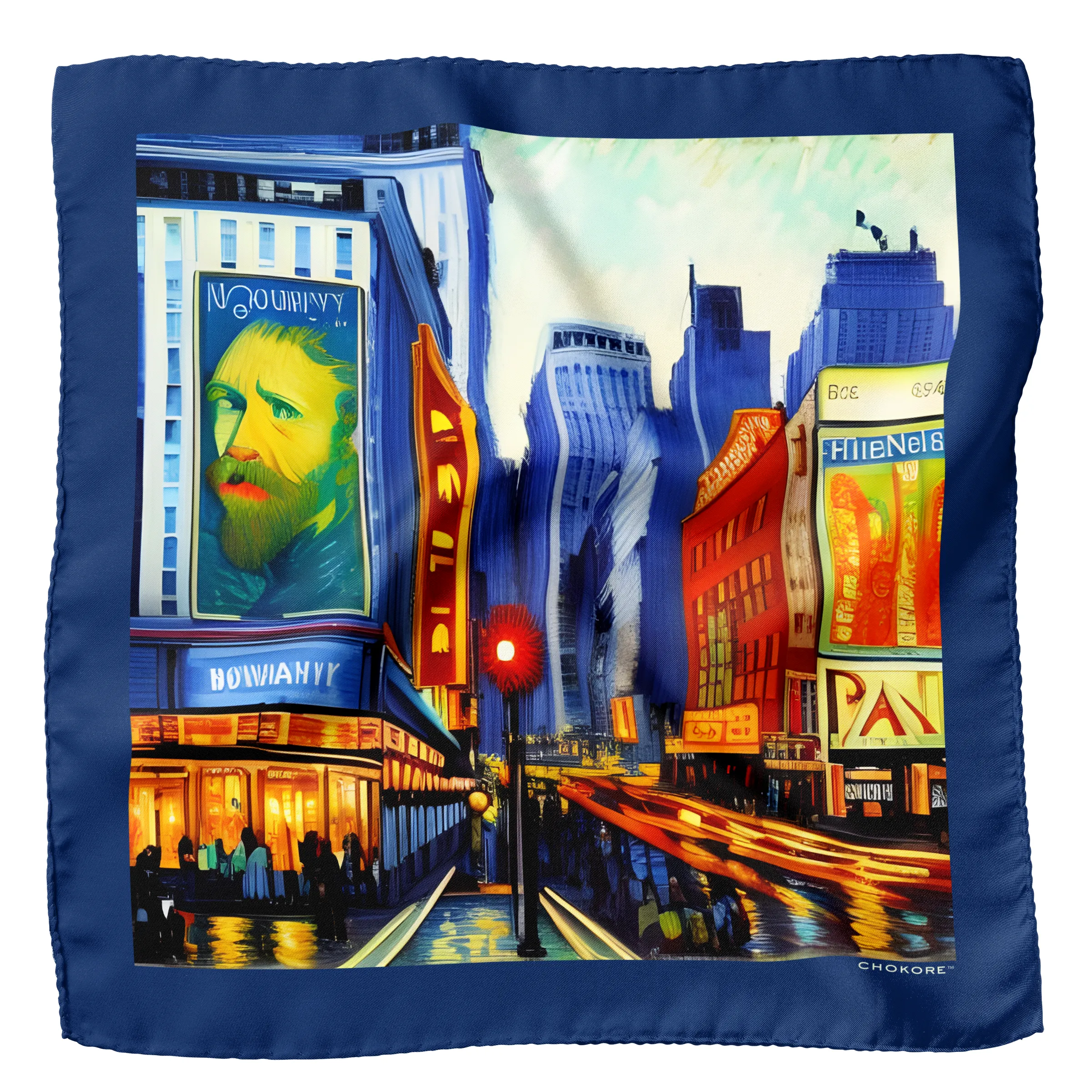 Broadway, New York Pocket Square - Chokore Arte