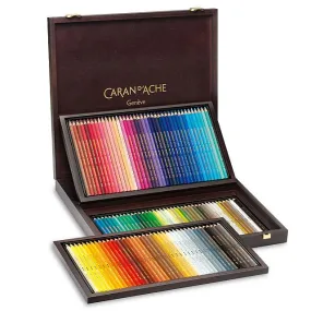 Caran d'Ache Supracolor Water Soluble Pencils Wooden Box of 120 Colours