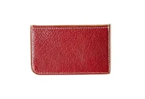 Card Wallet Two Slot Red