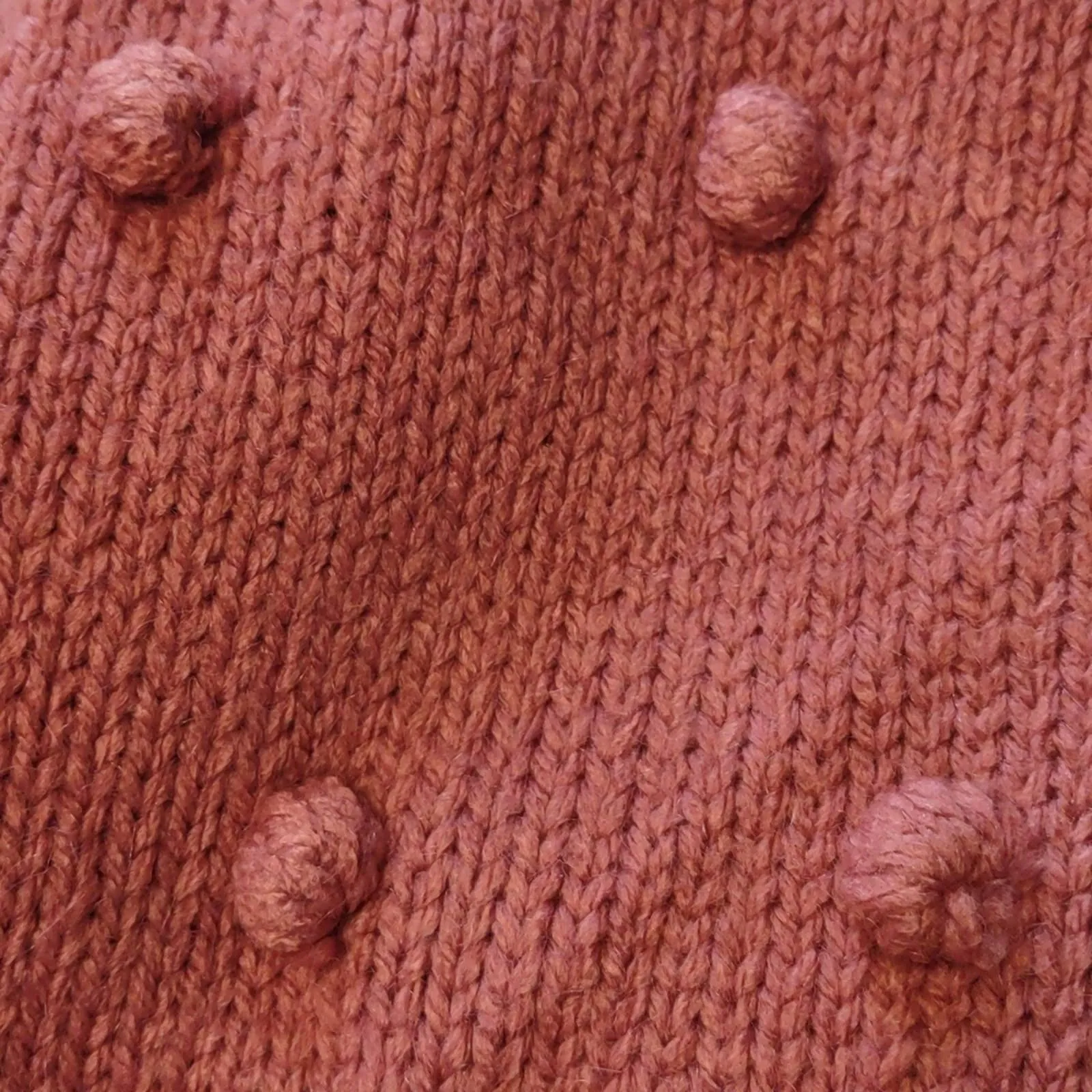 CeCe Pom Pom Sleeve Mock Neck Sweater Pink