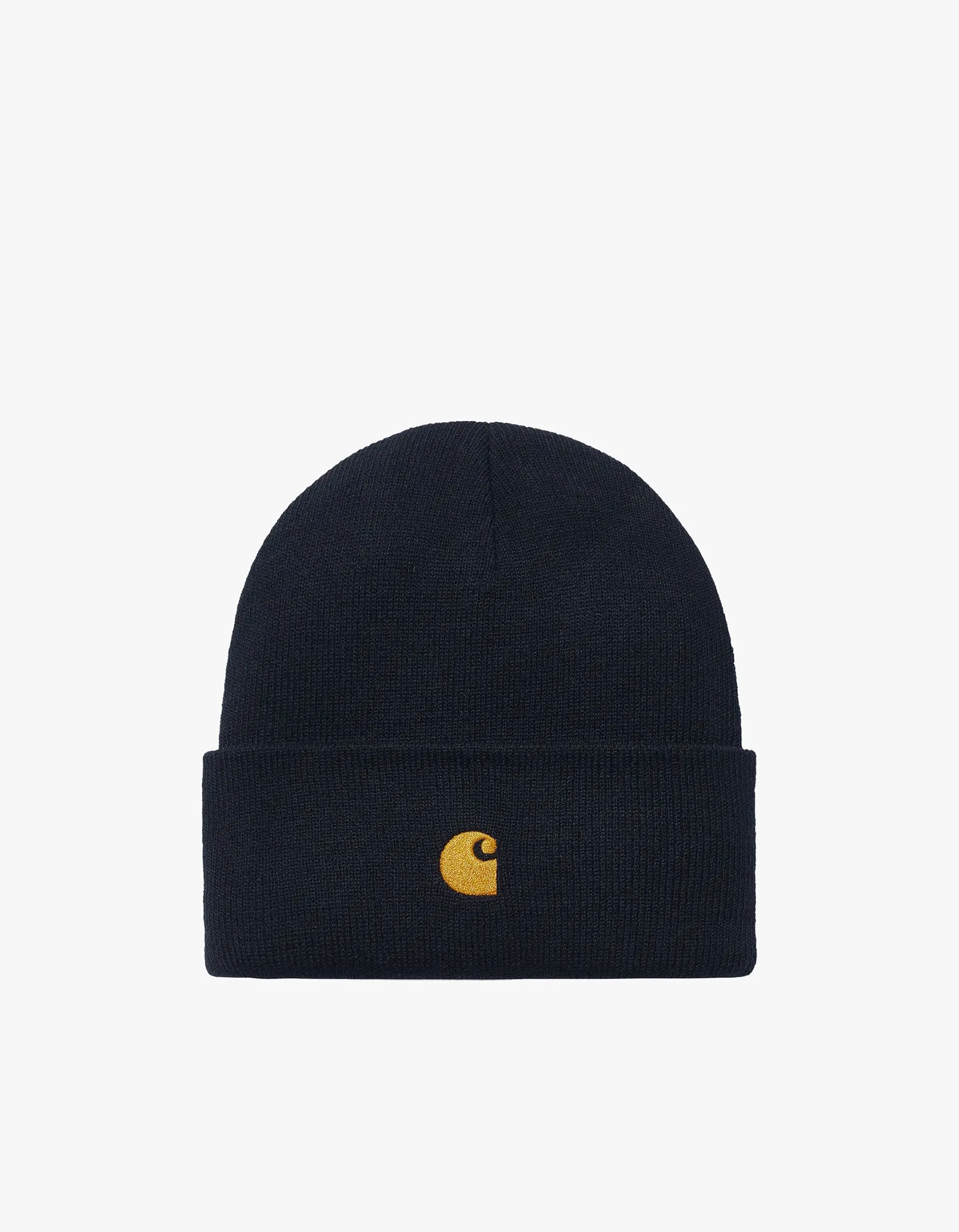 Chase Beanie - Dark Navy/Gold