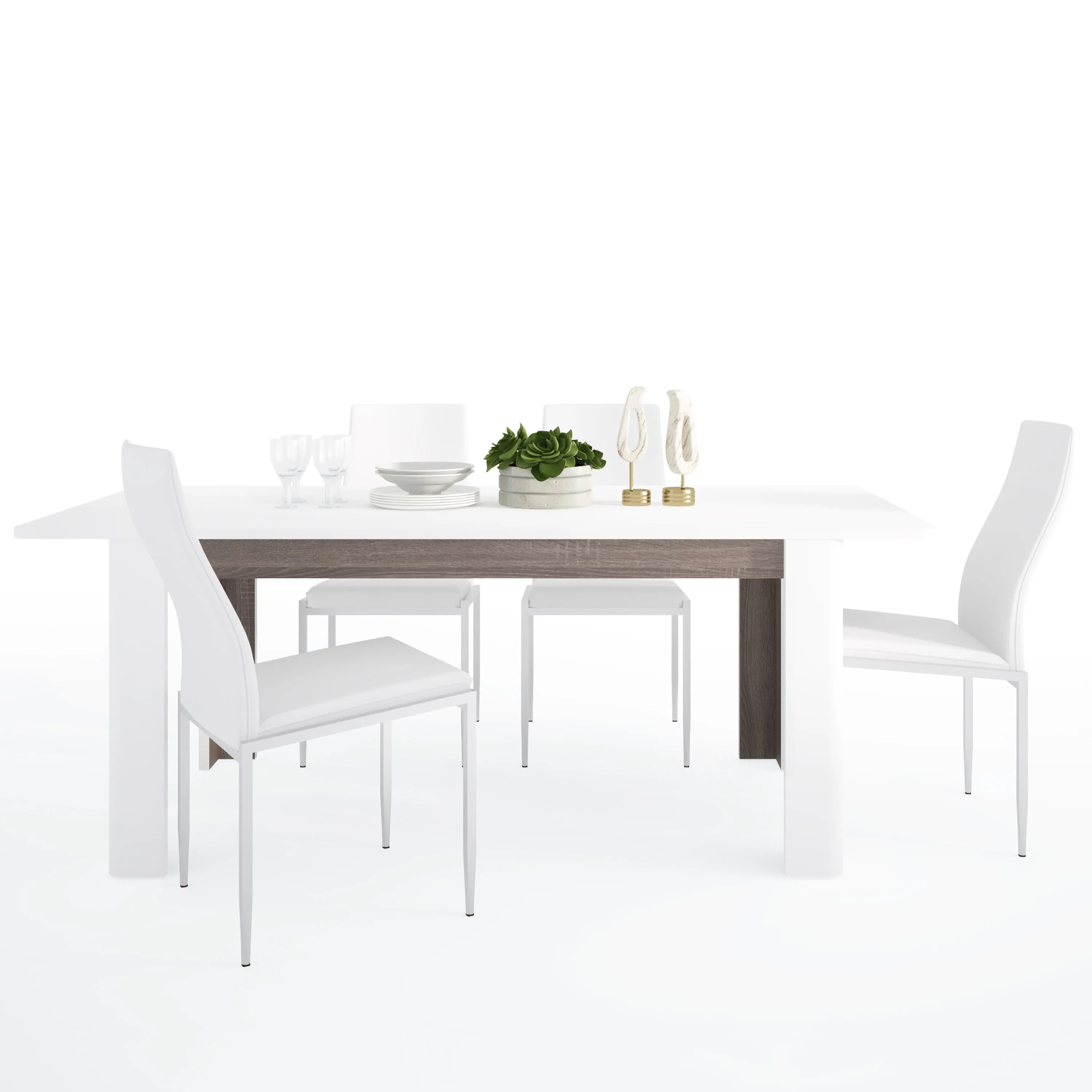 Chelsea Extendable Dining Table with 4 Chairs