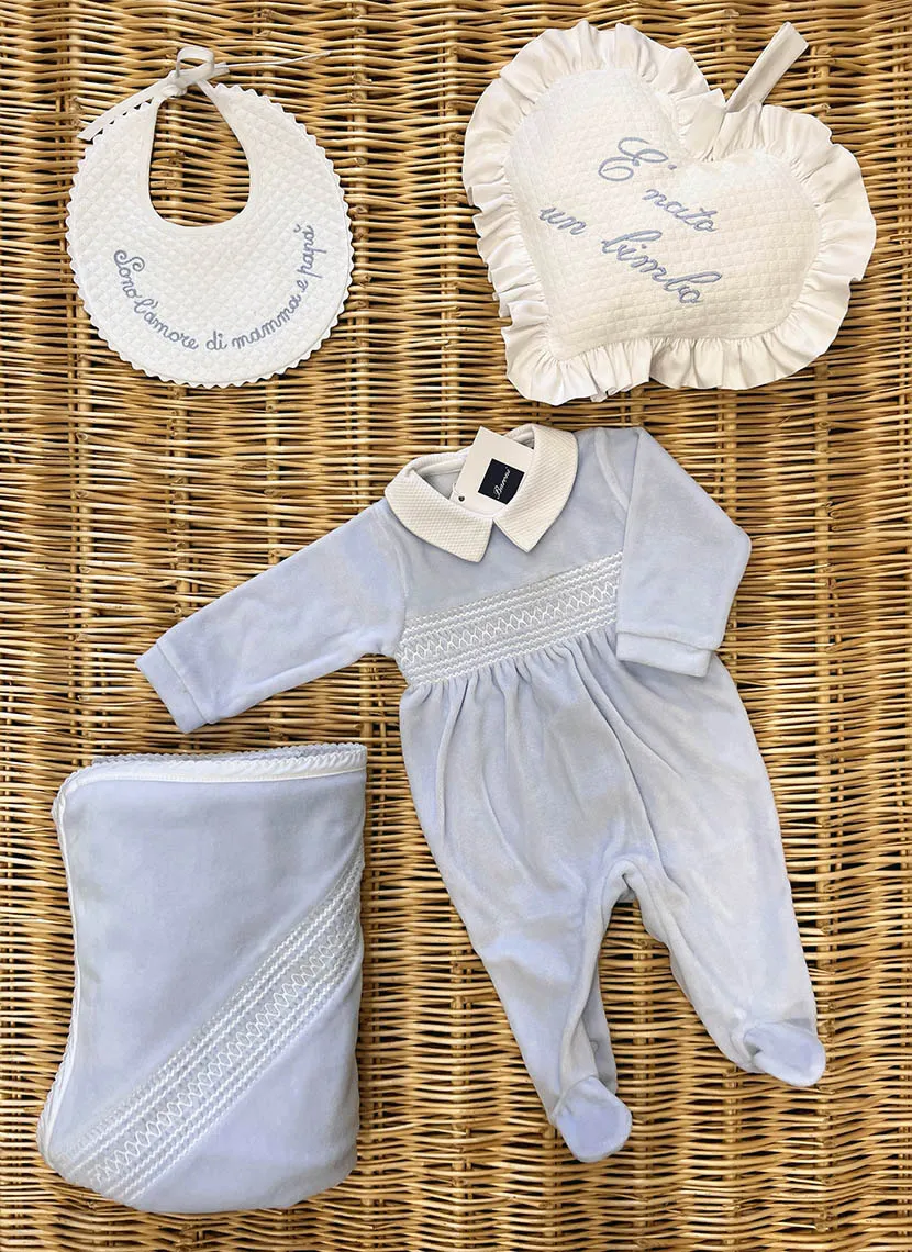 Chenille Sleepsuit Smock