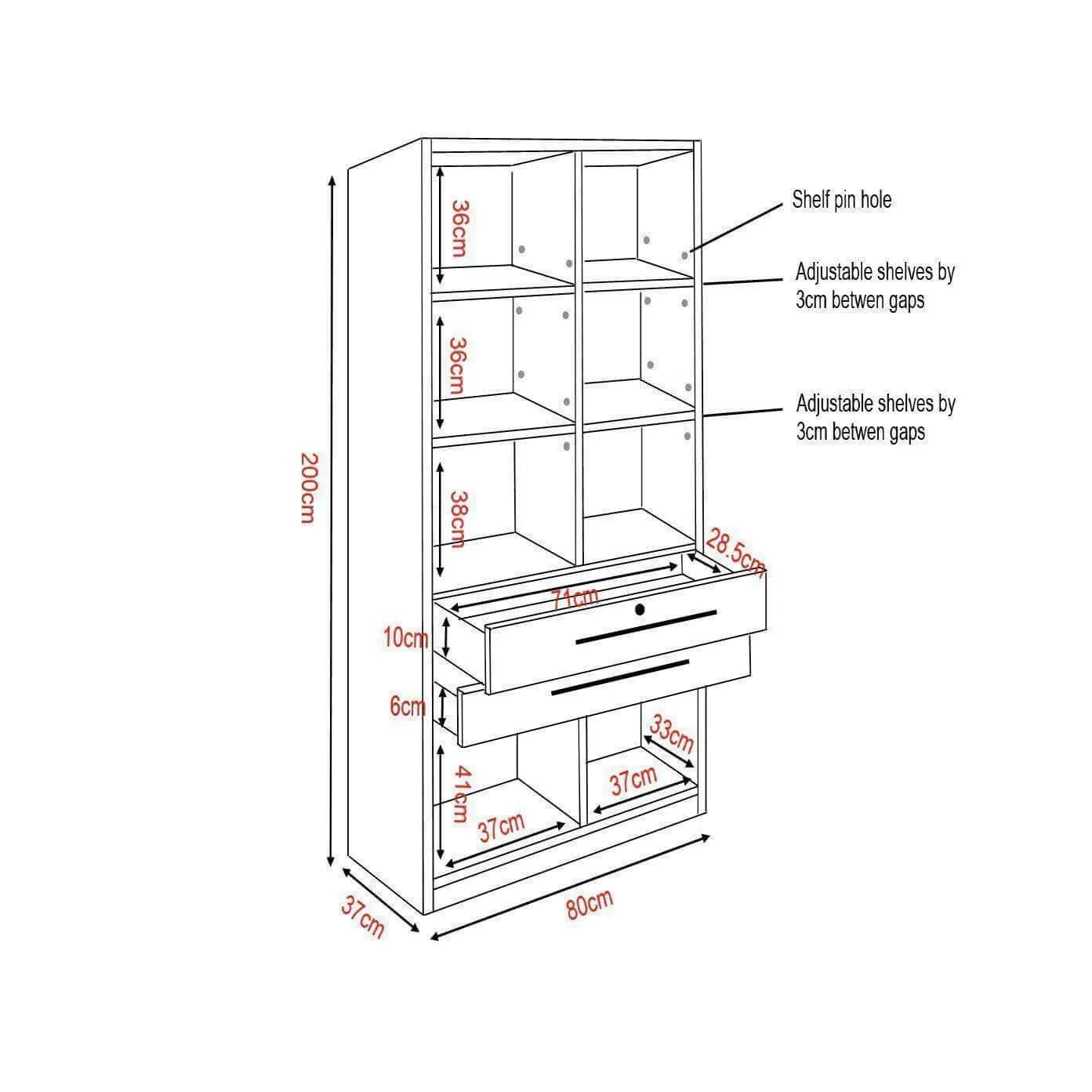 Cherice Bookshelf