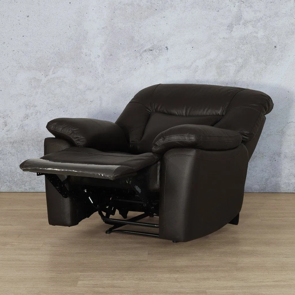 Chester 1 Seater Leather Recliner