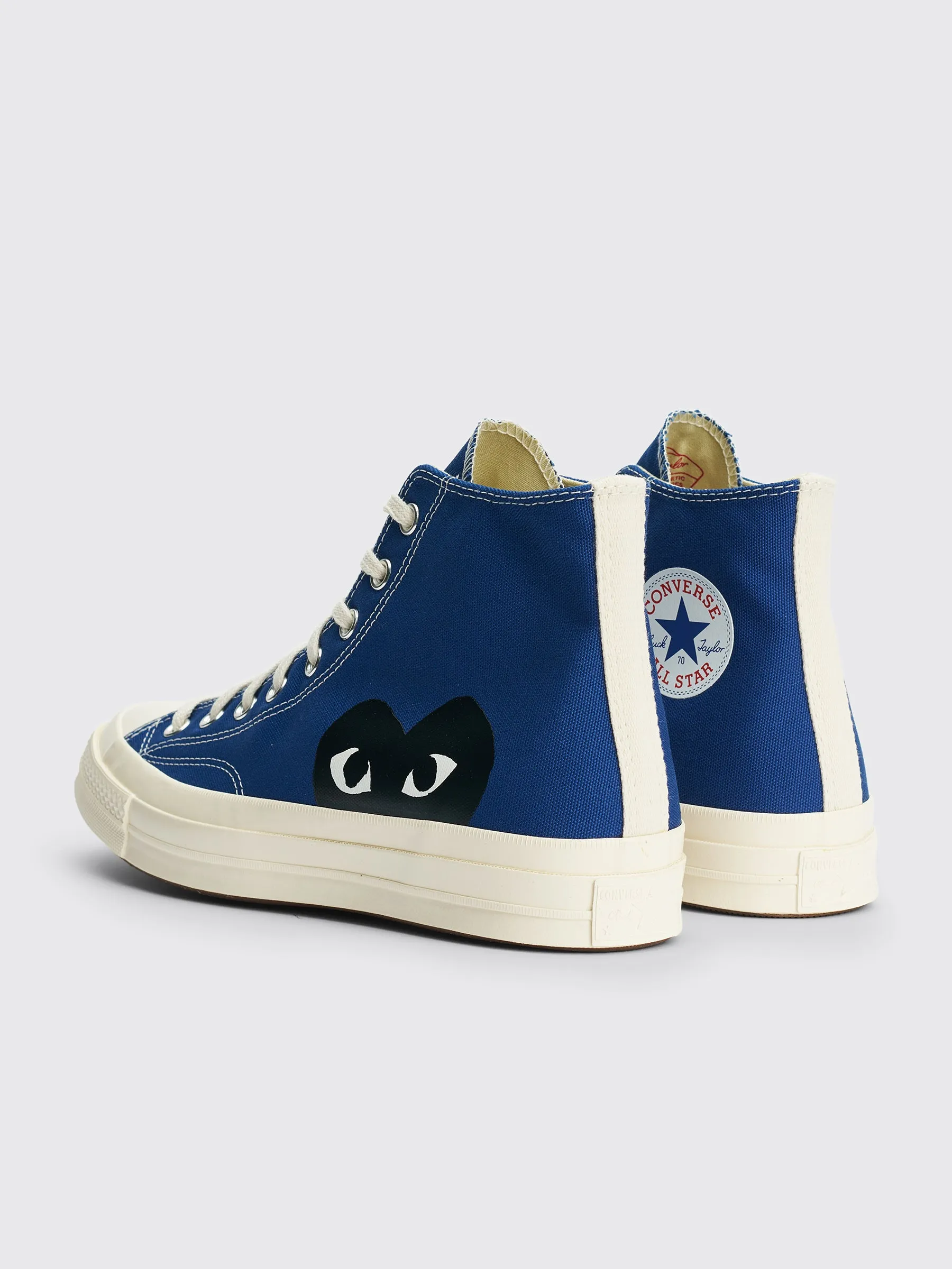 Comme des Garons Play x Converse Chuck 70 Hi Blue