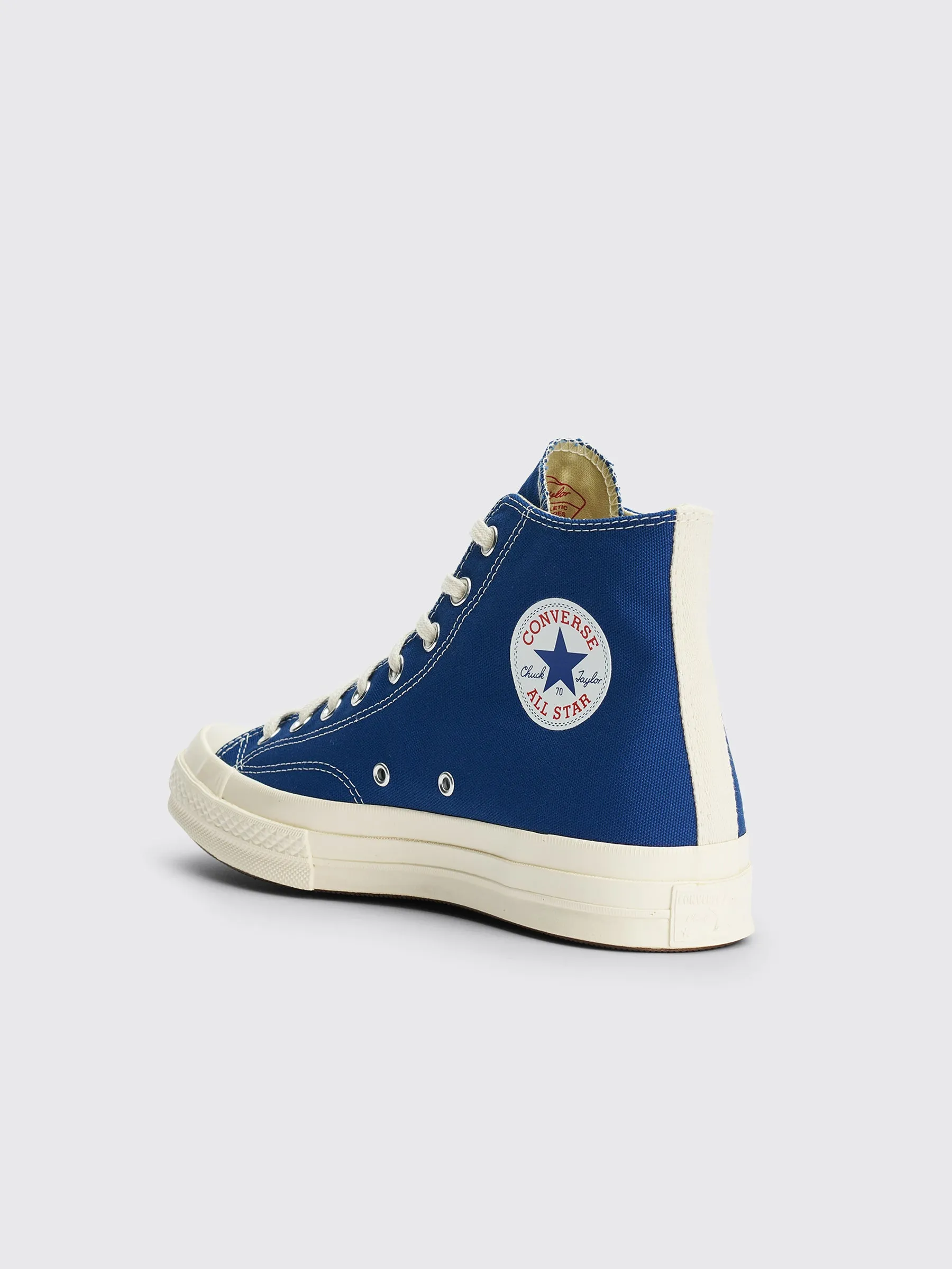 Comme des Garons Play x Converse Chuck 70 Hi Blue