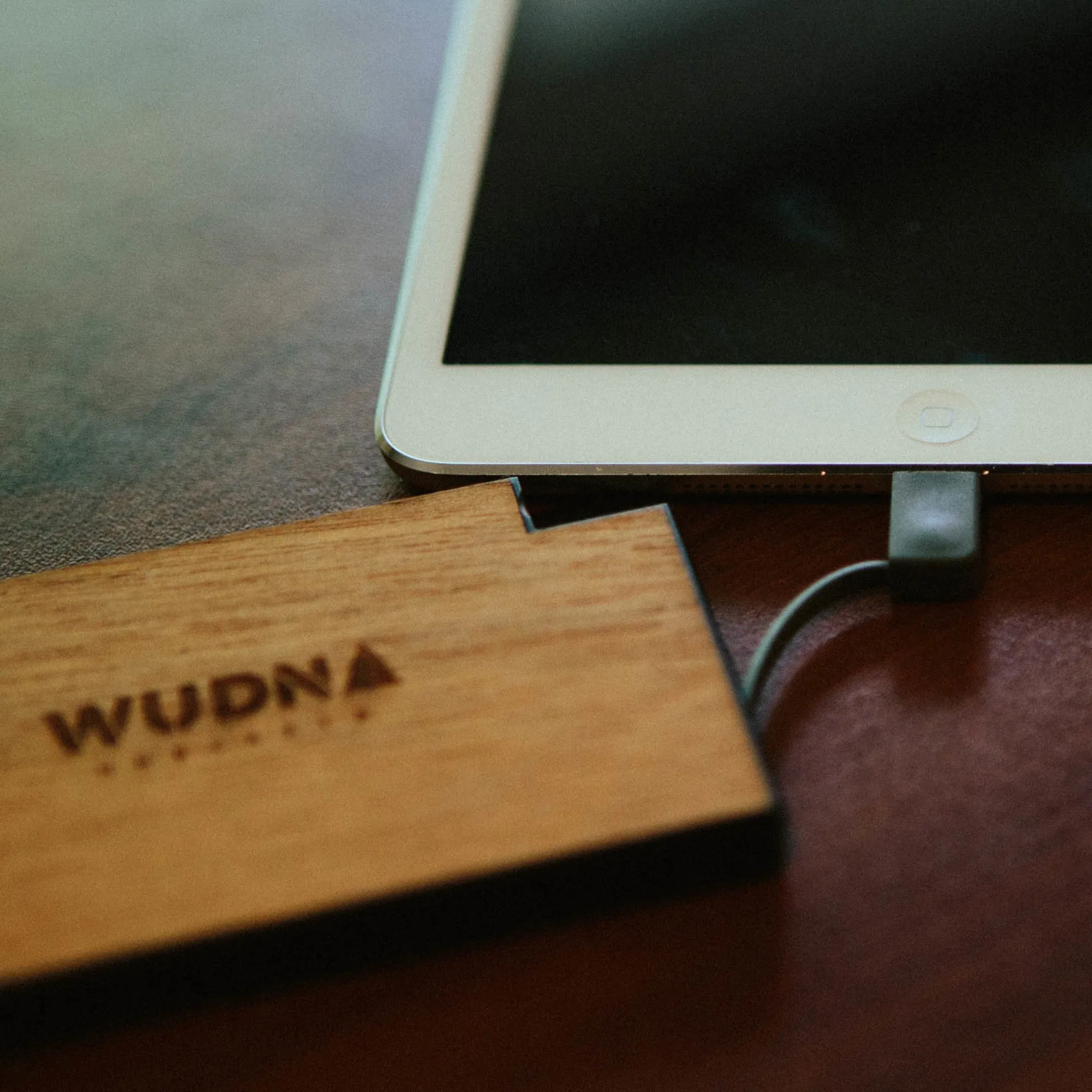 Customizable Slim-Dual Wooden Power Bank