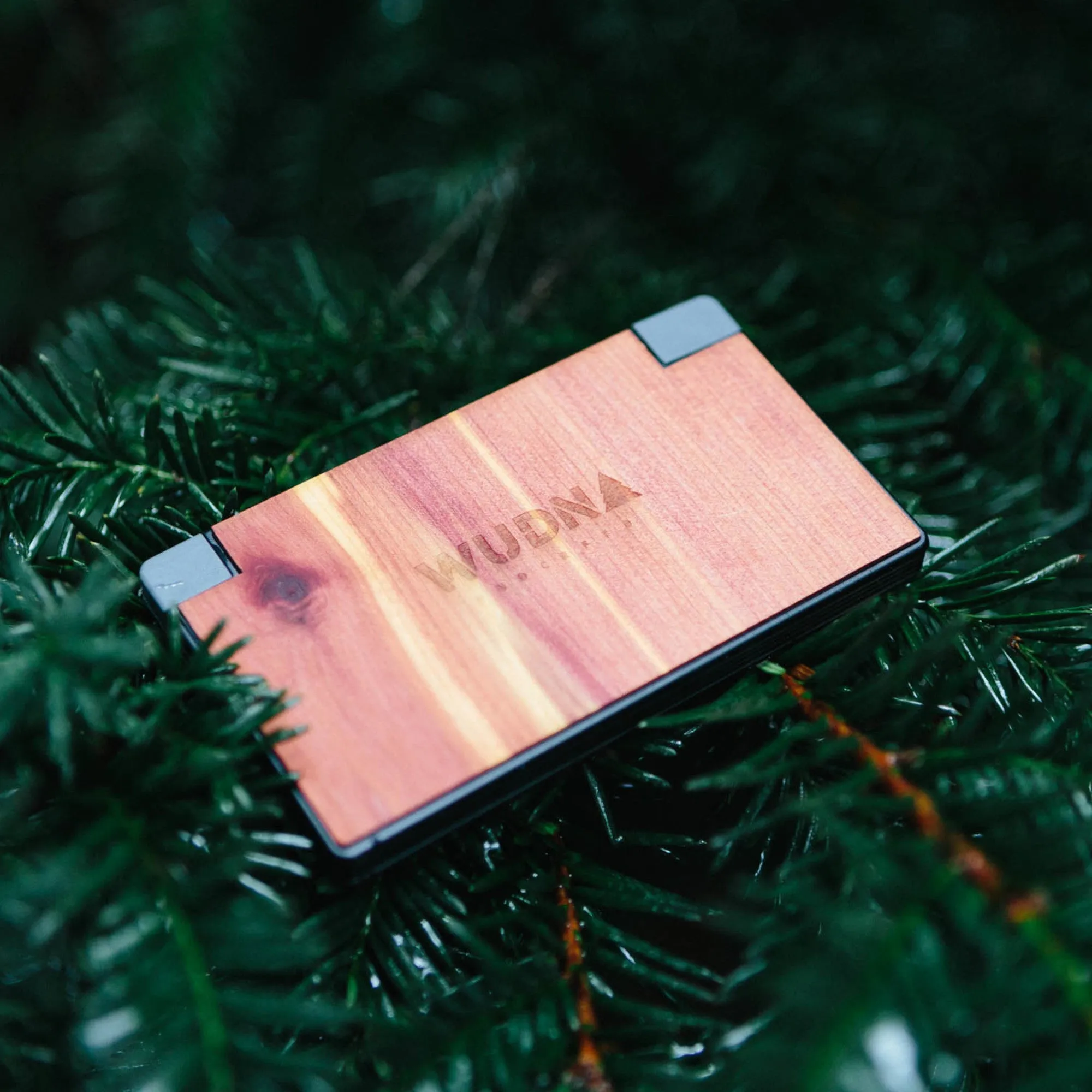 Customizable Slim-Dual Wooden Power Bank