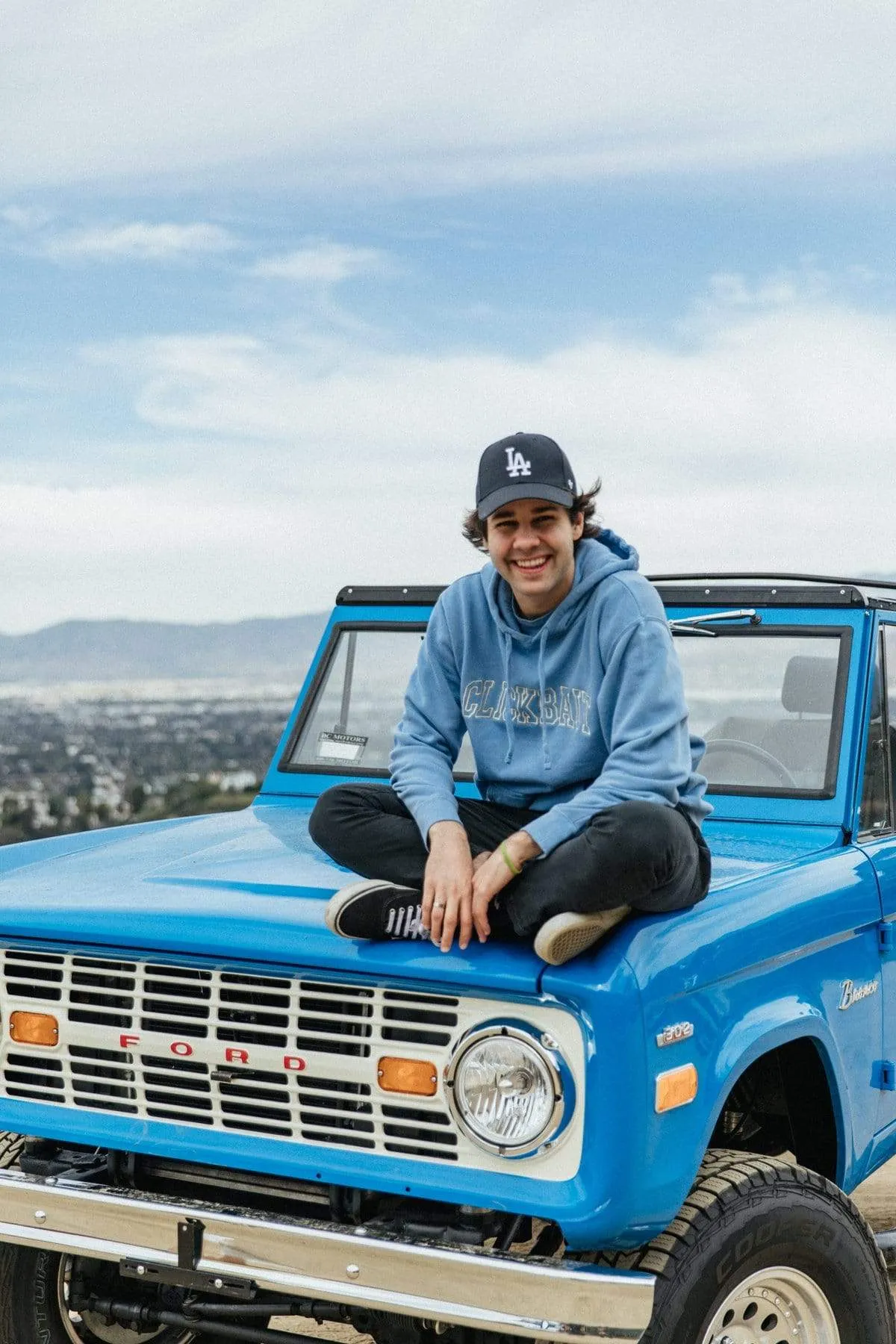 David Dobrik Blue Sunrise Clickbait Hoodie