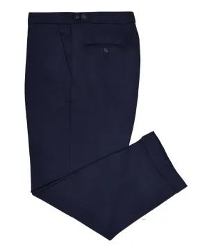 Delfino Navy Winter Hopsack