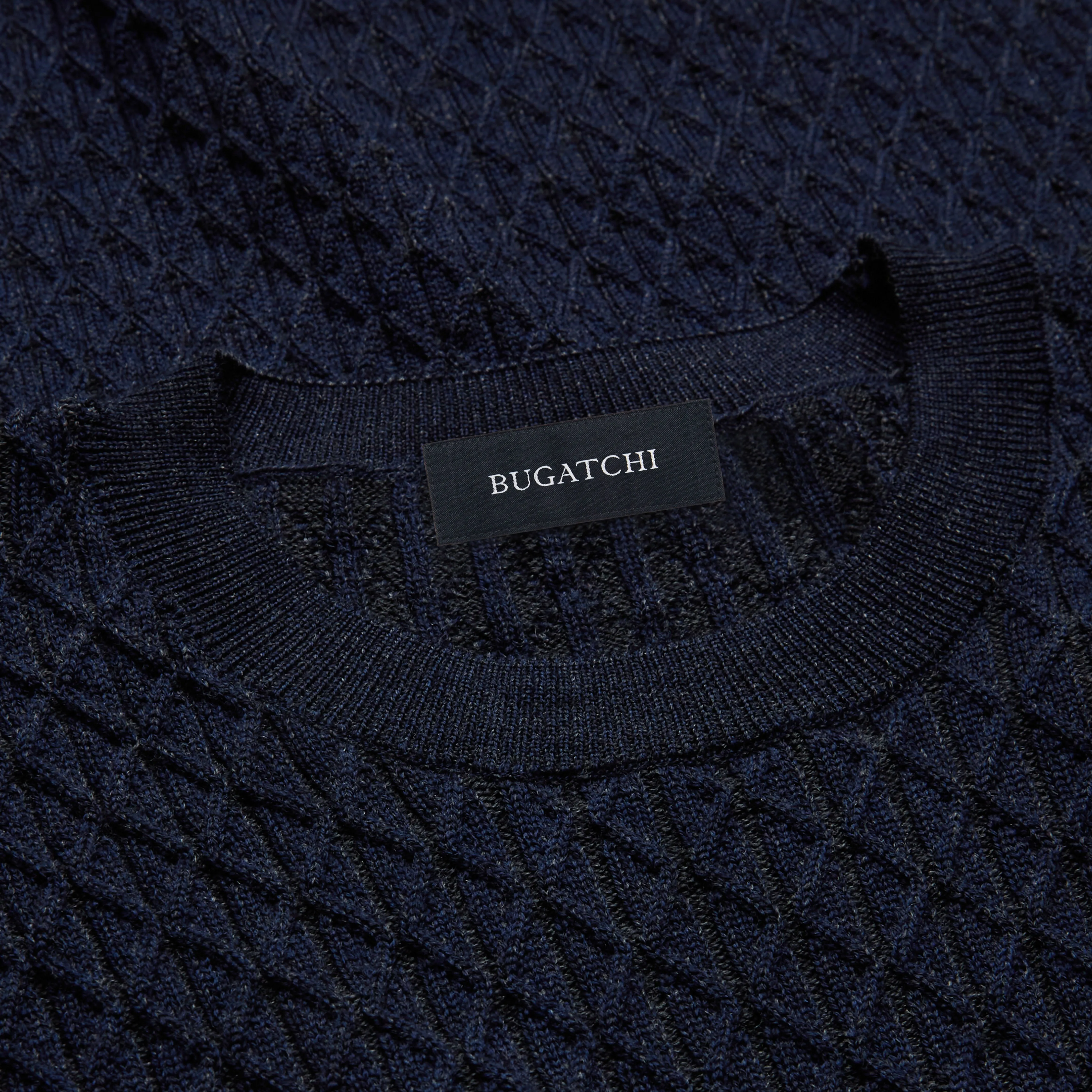 Diamond Stitch Crew Neck Sweater